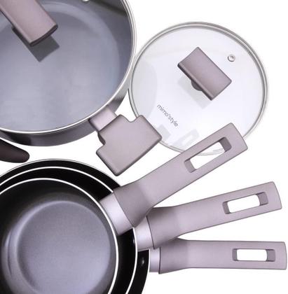 Imagem de Conjunto Sartin Cook 5 Pcs Ceramico Grafite