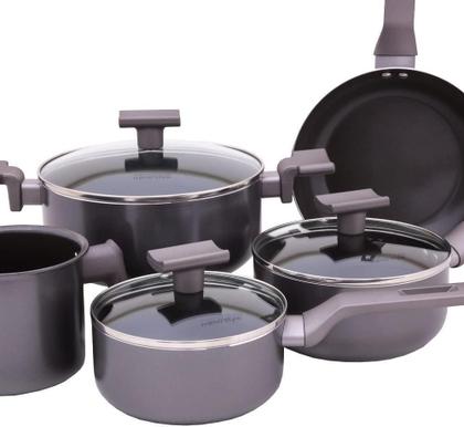 Imagem de Conjunto Sartin Cook 5 Pcs Ceramico Grafite - Mimo Style