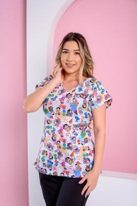Imagem de Conjunto Scrub Pijama Cirúrgico estampado Divertidamente
