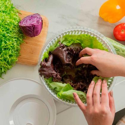 Imagem de Conjunto Secador E Organizador Salada Clear Fresh Cof1000nt