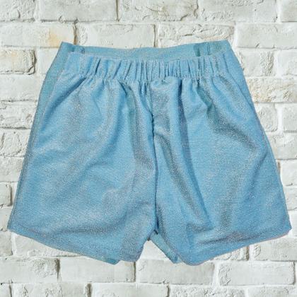 Imagem de Conjunto Short Saia Cropped Menina Roupa Festa Lurex