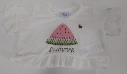 Imagem de Conjunto Shorts + Blusa Luxo Menina D+ Baby Verão Ref 60223