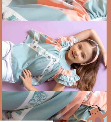 Imagem de Conjunto Shorts + Blusa Luxo Menina Verão D+ Baby Ref 2522