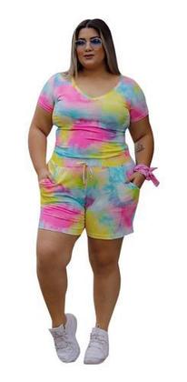 Imagem de Conjunto Shorts Com Bolso + Blusa Modinha Lançamento