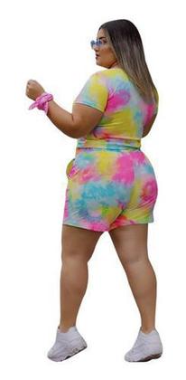 Imagem de Conjunto Shorts Com Bolso + Blusa Modinha Lançamento