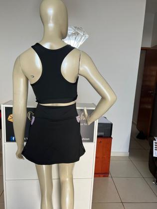 Imagem de Conjunto Shorts Saia Moda Fitness Moda Academi Qualidade - M Veste 36/38 Outlet Vida Fashion