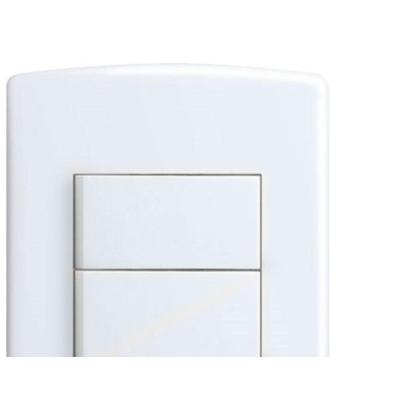 Imagem de Conjunto Siena 4X2 Branco Com Placa (1Simples+1Paralelo+1Tomada) 6087