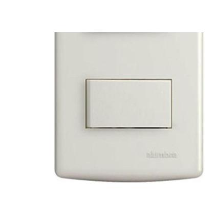 Imagem de Conjunto Siena 4X2 Branco Com Placa (2Simples Horizontal) 6521