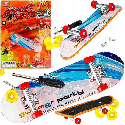 Imagem de Conjunto Skate Fingerboard Sortido Miniatura Multicor - Dute Toys