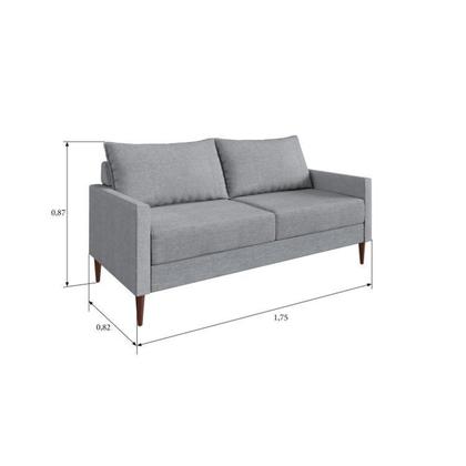 Imagem de Conjunto Sofá 2 e 3 Lugares Bipartido Fideris