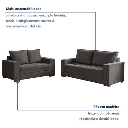 Imagem de Conjunto Sofá 2 e 3 Lugares Urban