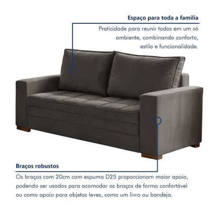 Imagem de Conjunto Sofá 2 e 3 Lugares Urban