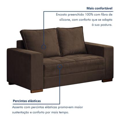 Conjunto Sofá 2 e 3 Lugares Urban - Kasacomigo Estofados Imagem de Conjunto Sofá 2 e 3 Lugares Urban