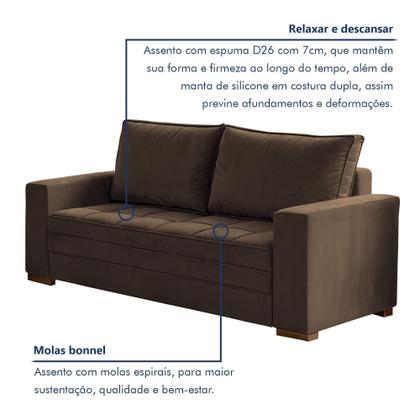 Conjunto Sofá 2 e 3 Lugares Urban - Kasacomigo Estofados Imagem de Conjunto Sofá 2 e 3 Lugares Urban