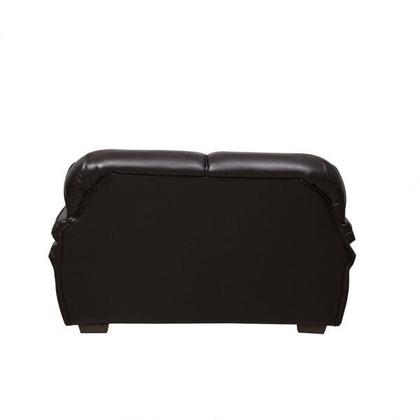 Imagem de Conjunto Sofá 3 e 2 Lugares Classico material sintético Marrom Lisboa