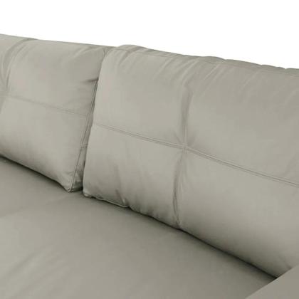 Imagem de Conjunto Sofá 3 e 2 Lugares Sala de Estar kenny Couro Avelã G43 - Gran Belo