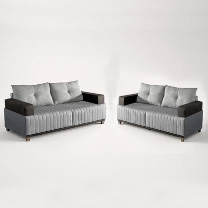 Imagem de Conjunto Sofá 3x2 Lugares Leona em Linho Bom Pastor