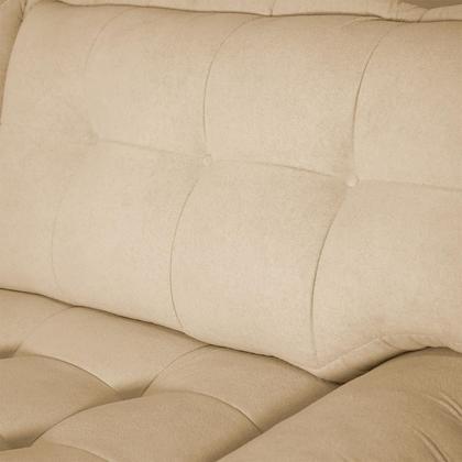 Imagem de Conjunto Sofá Coliseu 3 e 2 Lugares Bouclê Bege - King House