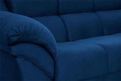 Imagem de Conjunto Sofá Windsor Velut Azul 3 e 2 Lugares 2,04m e 1,59m - King House