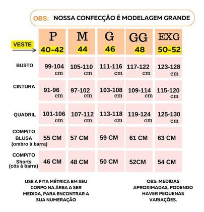 Imagem de Conjunto Sofisticado Blusa C/ Manguinha Com Shorts Feminino