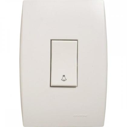 Imagem de Conjunto Soprano Ilus 4X2 Branco Com Placa(1Campainha) 5Td99040