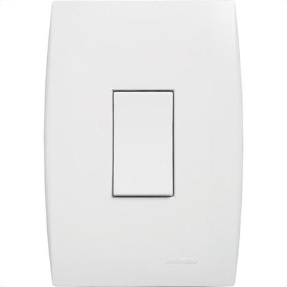 Imagem de Conjunto Soprano Ilus 4X2 Branco Com Placa(1Paralelo Vertical) 5Ta99043