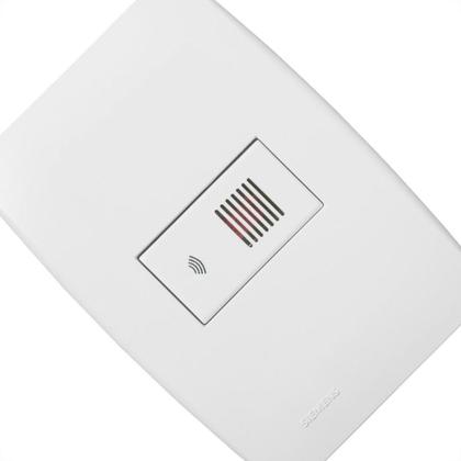 Imagem de Conjunto Soprano Ilus 4X2 Branco Com Placa(Cigarra Bivolt) 5Tg99067