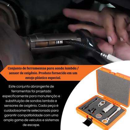 Imagem de Conjunto Soquetes Para Sensor De Oxigênio Sonda Lambda - Raven 101200