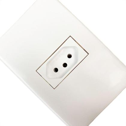 Imagem de Conjunto Steck Linha Stella Com Placa 1 Tomada 2P+T. 20A. - 869261