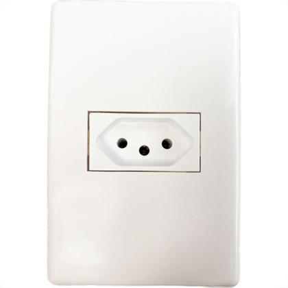 Imagem de Conjunto Steck Linha Stella Com Placa 1 Tomada 2P+T. 20A. - 869261