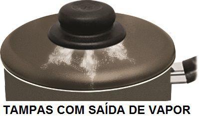 Imagem de Conjunto super facile preto 6 peças c/ pp interno