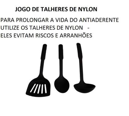 Imagem de Conjunto super facile preto 6 peças c/ pp interno