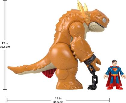 Imagem de Conjunto Superman vs Kaiju c/ Som e Luz - Imaginext - Superman Filme - DC Super Friends - Fisher Price - Mattel