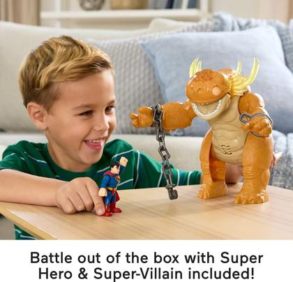 Imagem de Conjunto Superman vs Kaiju c/ Som e Luz - Imaginext - Superman Filme - DC Super Friends - Fisher Price - Mattel