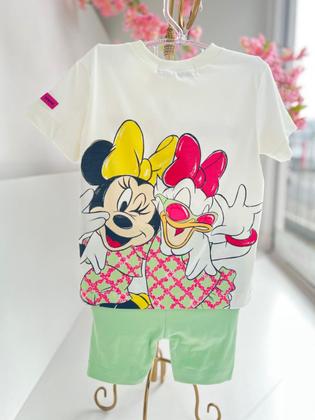 Imagem de Conjunto T-shirt e Leg Amigas Minnie e Margarida Animê