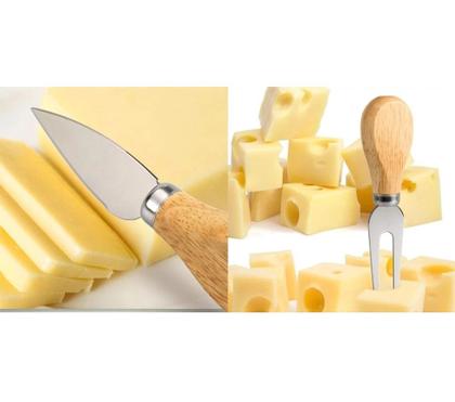 Imagem de Conjunto Tábua Para Queijo e Frios Red Em Bambu Com 3 Peças