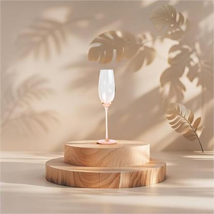 Imagem de Conjunto Taça Champanhe Espumante Cristal Rose 220Ml C/6 Un