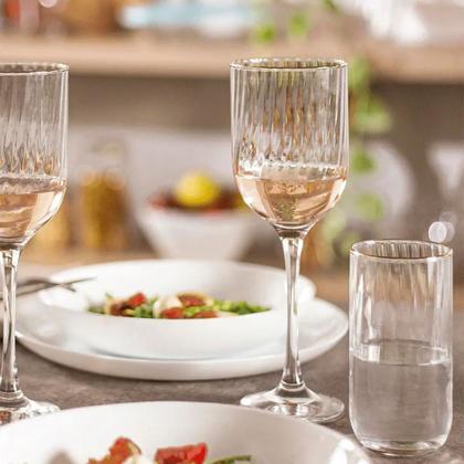 Imagem de Conjunto Taças Fiore 12 Unidades Transparente 400ml Vinho Champanhe Nadir