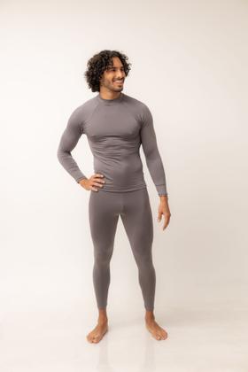Imagem de Conjunto Térmico Feminino Kit com Calça + Blusa Masculino Segunda Pele Proteção Uv50 Ótima Qualidade