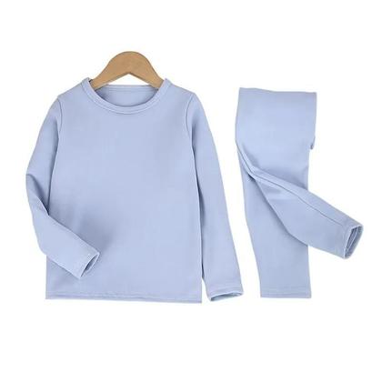 Imagem de Conjunto Térmico Infantil de Moletom e Pijama Longo de Algodão