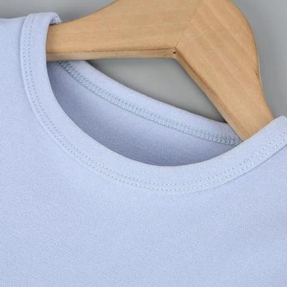 Imagem de Conjunto Térmico Infantil de Moletom e Pijama Longo de Algodão