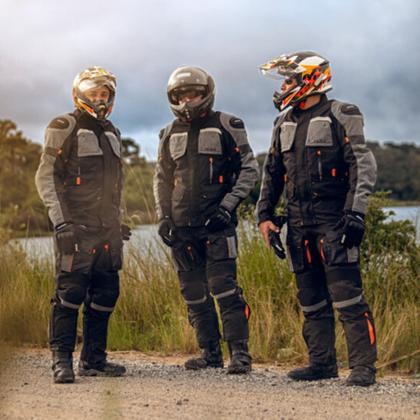 Conjunto Texx Armor Masculino Jaqueta+Calça+Bota Adventure Short+