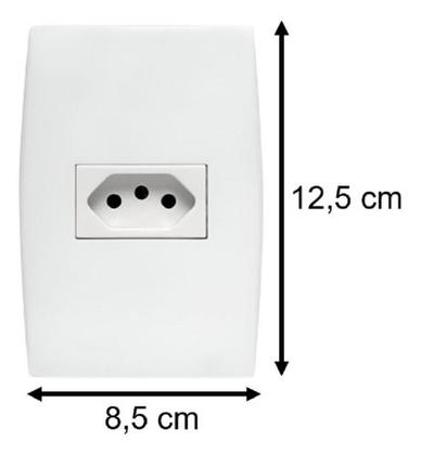 Imagem de Conjunto Tomada 10A 3 Pinos Soprano Siemens Ilus