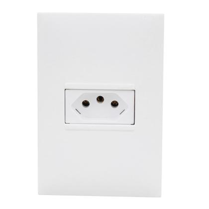 Imagem de Conjunto Tomada 20A 2P+T 4X2 Branca 615081Bc Pial Plus+