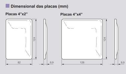 Imagem de Conjunto Tomada 20A 2p+T 4x2 Branca 680120 Pial Zeffia