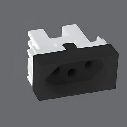 Imagem de Conjunto Tomada 20a 3 Pinos Fame Habitat Black