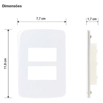 Imagem de Conjunto Tomada 20a + Interruptor Intermediário Margirius B3