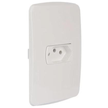 Imagem de Conjunto Tomada 2P+T 10A 250V Pl/Br Miluz S3B60340 Schneider