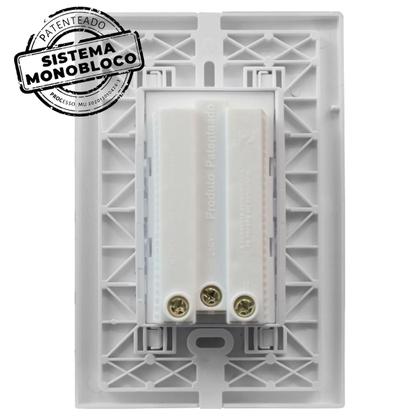 Imagem de Conjunto Tomada Dupla 10A 2p+T 4x2 Monobloco i9 94120 Ilumi