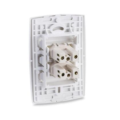 Imagem de Conjunto Tomada Dupla 2P+T 20A 250V Branco Rubi - Force Line